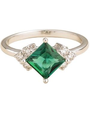 Juvetti Amore Ring Emerald & Diamond - Green