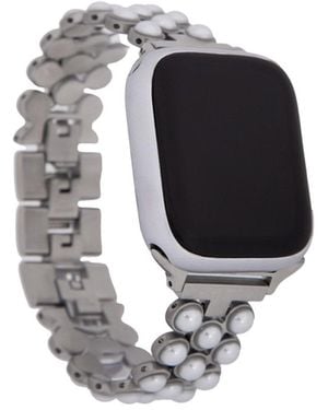 Saachi Pearl Chain Apple Watch Band - Grey