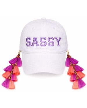 Julia Clancey Tasseltastic Sassy Baseball Cap - Purple