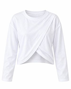 Mind Traveler Open-Back Agata T-Shirt - White