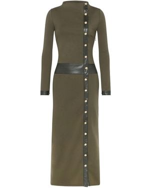 Zetaye Margo Snap Dress - Green