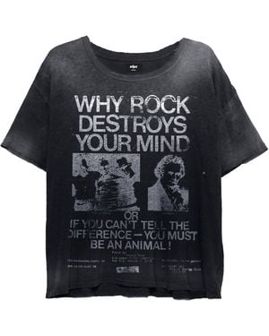 Other Rock Music Destroys Decay T Shirt - Black