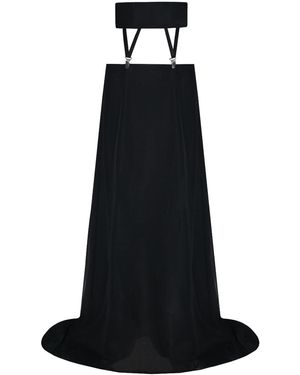 Vestiaire d'un Oiseau Libre Maxi Suspender Skirt - Black