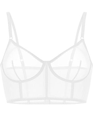 Zhilyova Unnamed Corset Bra - White