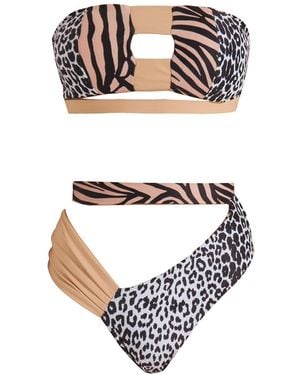 Sancha the Brand Neutrals Saltu Combo Bikini - Multicolour
