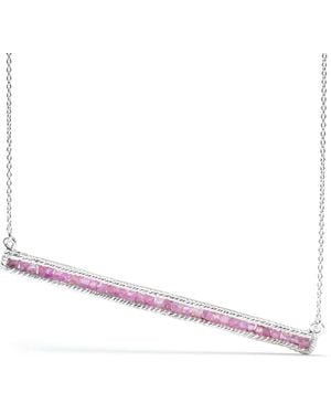 German Kabirski Lithos Necklace With Raw Sapphires - Purple