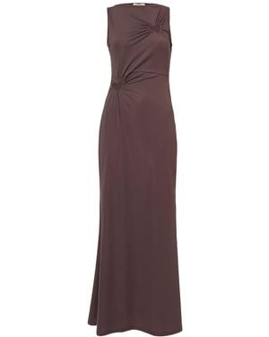 Amy Lynn Harlie Heart Cut Out Maxi Dress - Purple