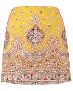 Emma Wallace Kitty Mini Skirt - Yellow