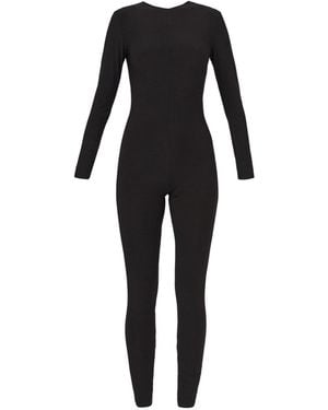 LIA ARAM Long-Sleeved Jumpsuit - Black