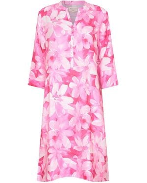 NoLoGo-chic Jay Classic Tunic Dress Linen - Pink