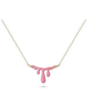 Dolcetto Designs Gelato Raspberry Necklace - Pink