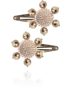 Saule Label Jolie Barrettes - White