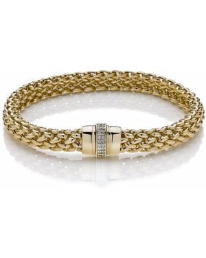 Mvm Italy Hand Made Florentine Mesh Bangle - Metallic