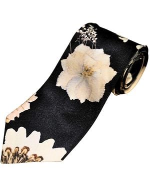 Baines London Strength Classic Satin Tie - Black