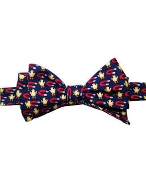 Lazyjack Press Chick Magnet Bow Tie - Blue