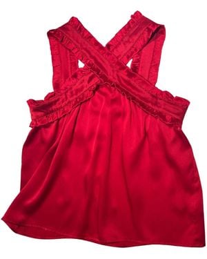 Lindsay Nicholas New York Jackie Criss Cross Top - Red