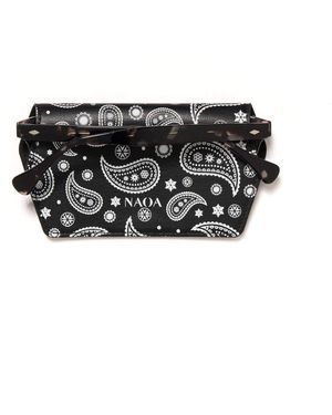 Naoa Slim Glasses Case Bandana - Black
