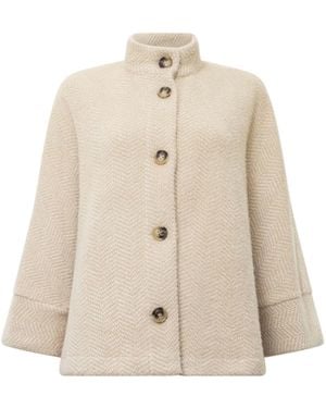 James Lakeland Batwing Cream Jacket - Natural