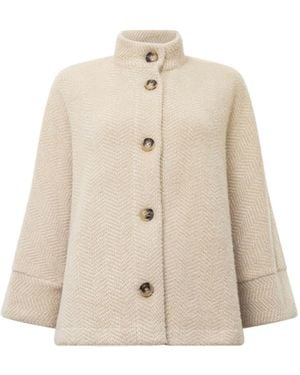 James Lakeland Batwing Cream Jacket - Natural