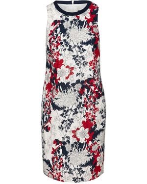 Conquista Floral Sleeveless Dress By Fashion - Red
