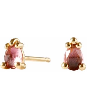 Lee Renee Tourmaline Earrings - Pink