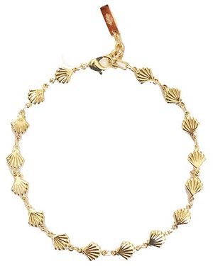 Adriana Pappas Designs Golden Shells Choker - Metallic