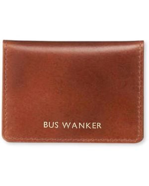 VIDA VIDA Tan Leather Card Holder - Brown