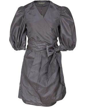 Le Réussi Lusso Wrap Dress - Gray