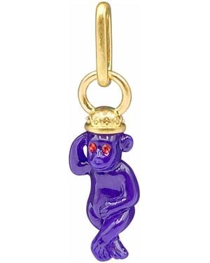 Michael Nash Jewelry Monkey Charm - Purple