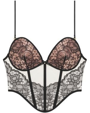 Perilla Lingerie Madone Corset - Brown