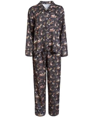 Fable England Wonderland Pyjamas - Black