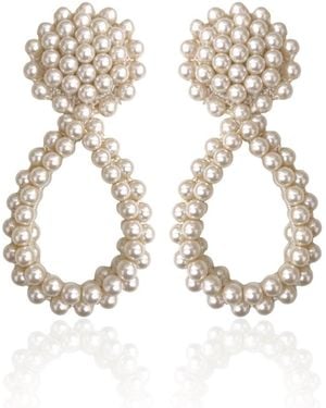 PINAR OZEVLAT Neutrals Tulip Pearl Ivory - Metallic
