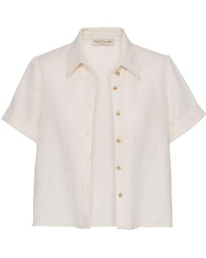 Anse Victorin Sarah Linen Shirt - Natural