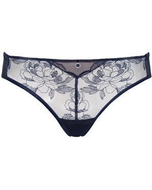 BonBon Lingerie Coco Heart Thong - Grey
