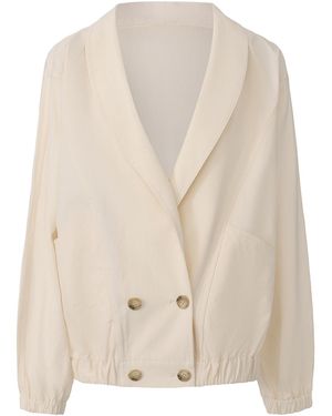FRONT ROW SHOP Ibiza Jacket Ivory - Natural