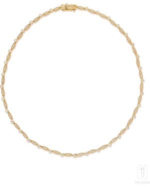 The Jewelz Starlet Tennis Necklace - Metallic