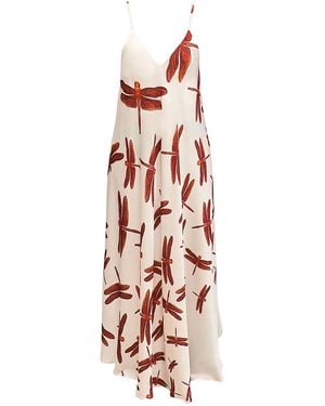 Janara Jones Dragonfly Satin Mariella Dress - Pink