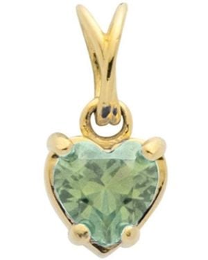 Belinda Jewelz Peridot Heart Charm - Green