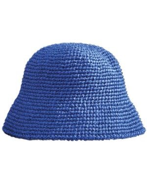 Springmoonatelier Deep Raffia Hat - Blue