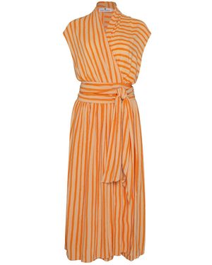 STATE OF GEORGIA The Point Dress Orange Film Stripe