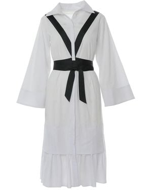 Larisa Dragna Shido Dress - Gray