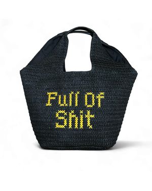 Lilly Loves Full Of Shit Beach Bag - Black