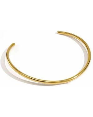 Jagged Halo Jewelry Halo Collar Plated Stainless Steel - Metallic