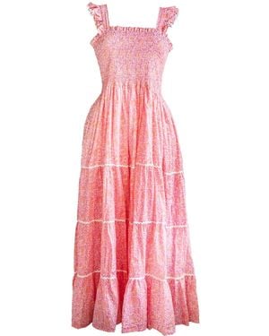 Jago's Tribe Sunset Bloom Dress - Pink