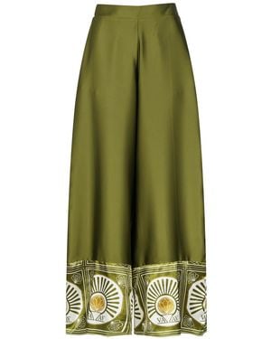 Vazaf Neutrals Trousers - Green