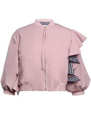 Emma Wallace Spiral Bomber - Pink
