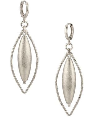 Jaredjamin Zeppelin Haley Lever Back Earrings Small - Metallic