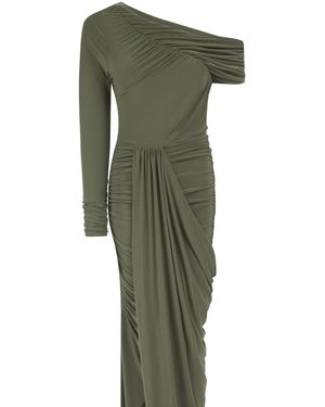Celestine & Mae Anemone Midaxi Dress - Green