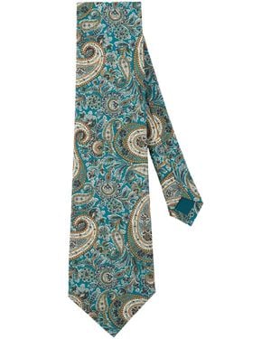 LE COLONEL Liberty Lee Manor Tie - Green