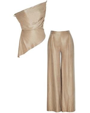 By Felizia Neutrals Talia Co-Ord Set - Natural